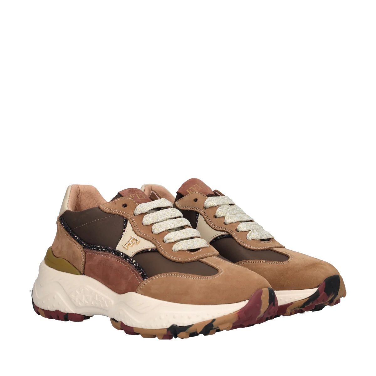 Sneakers Donna Beige - Image 3