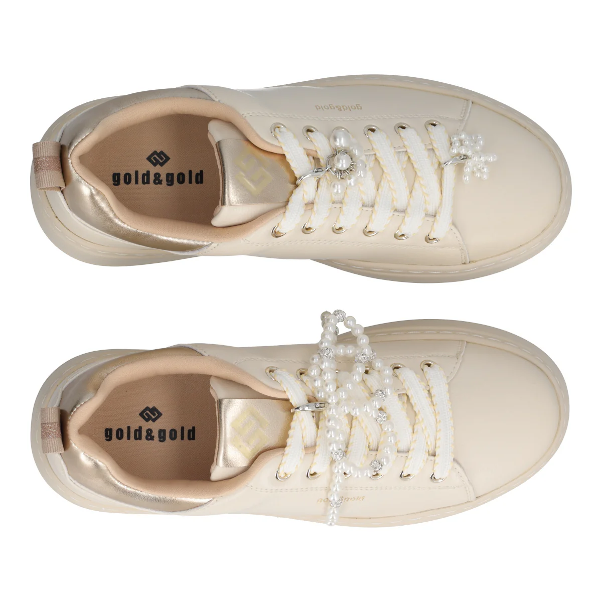 Sneakers Donna Beige - Image 5