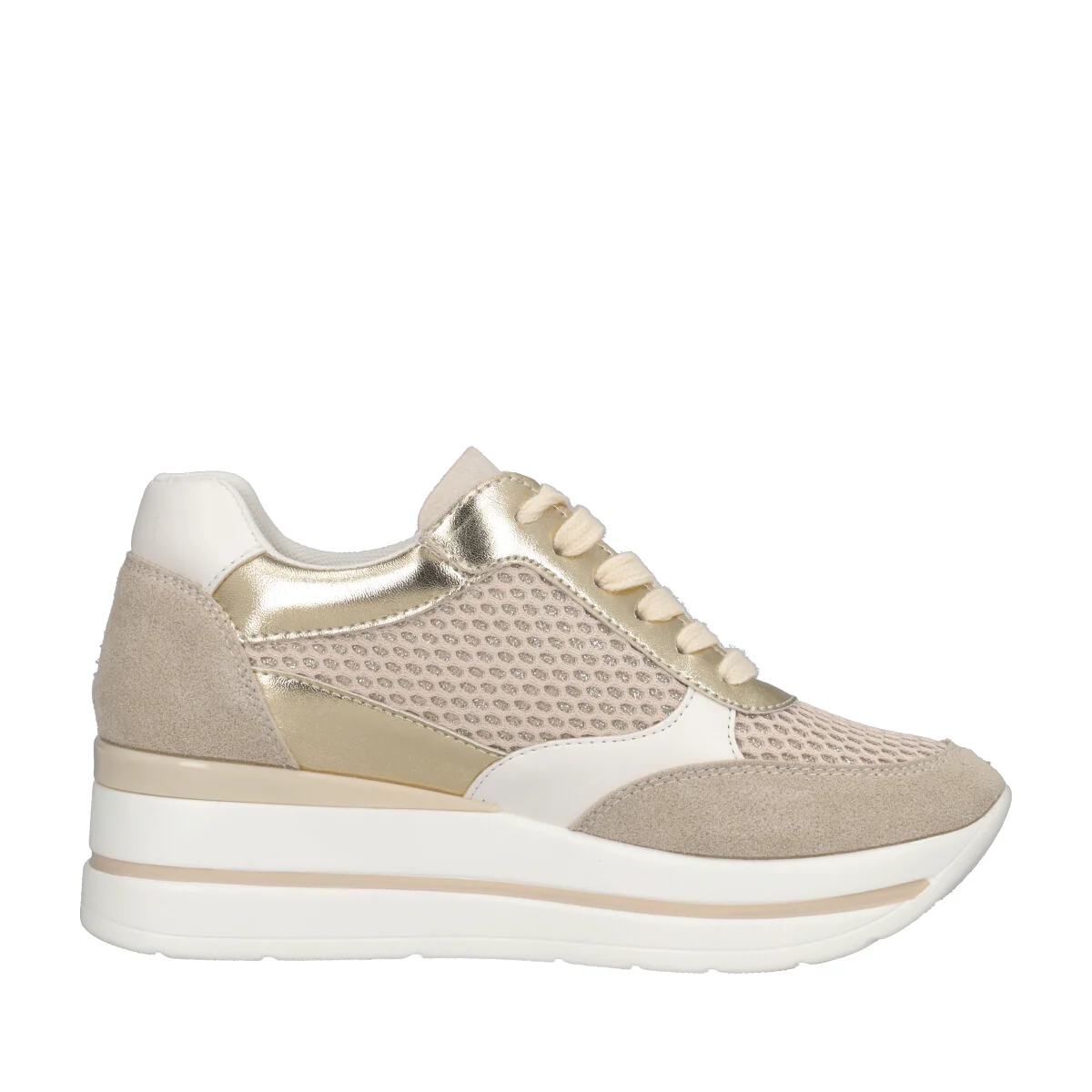 Sneakers Donna Beige - Image 2