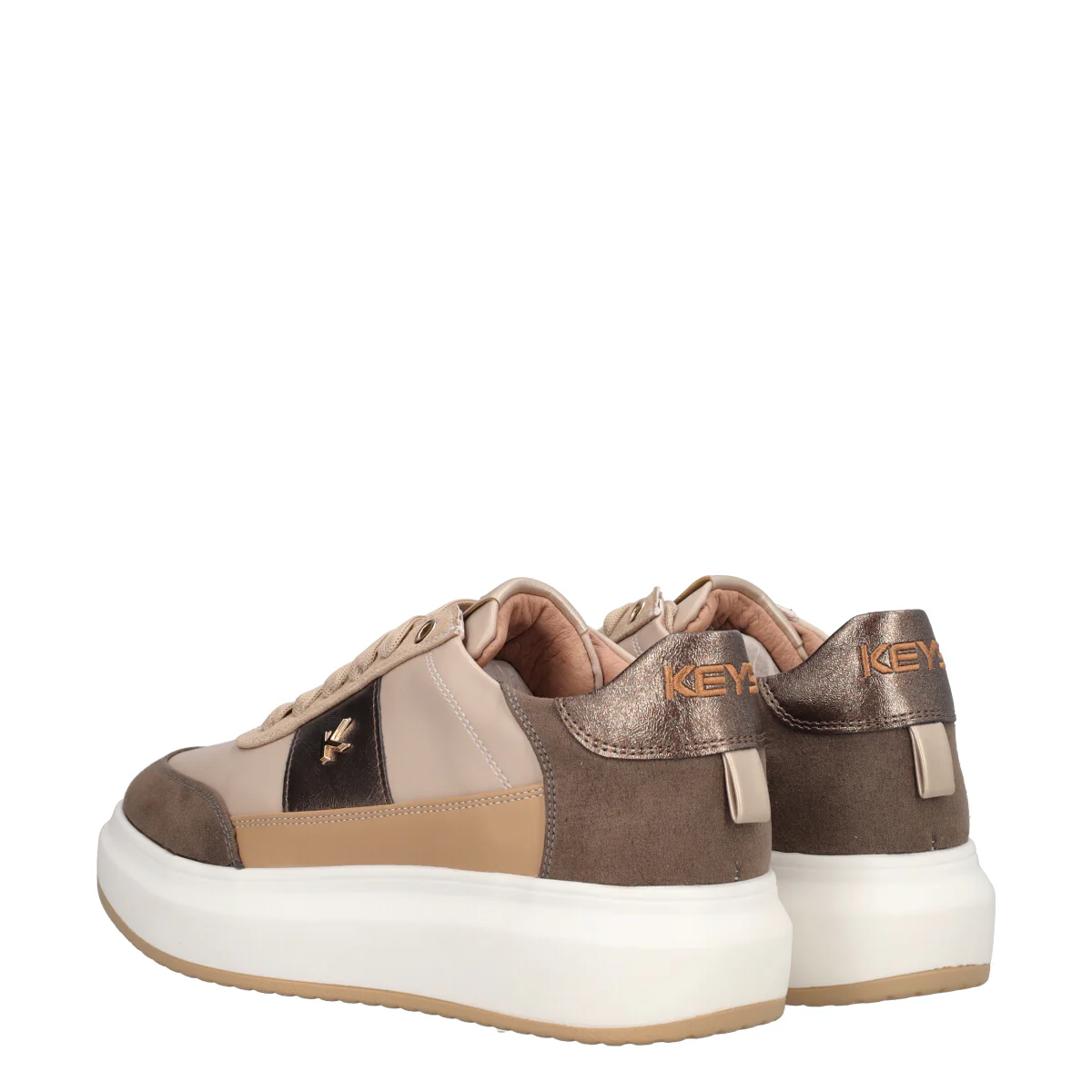 Sneakers Donna Beige - Image 4