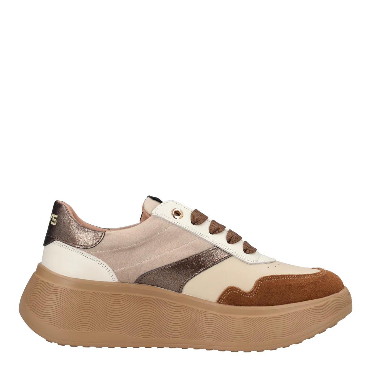 Sneakers Donna Beige - Image 2
