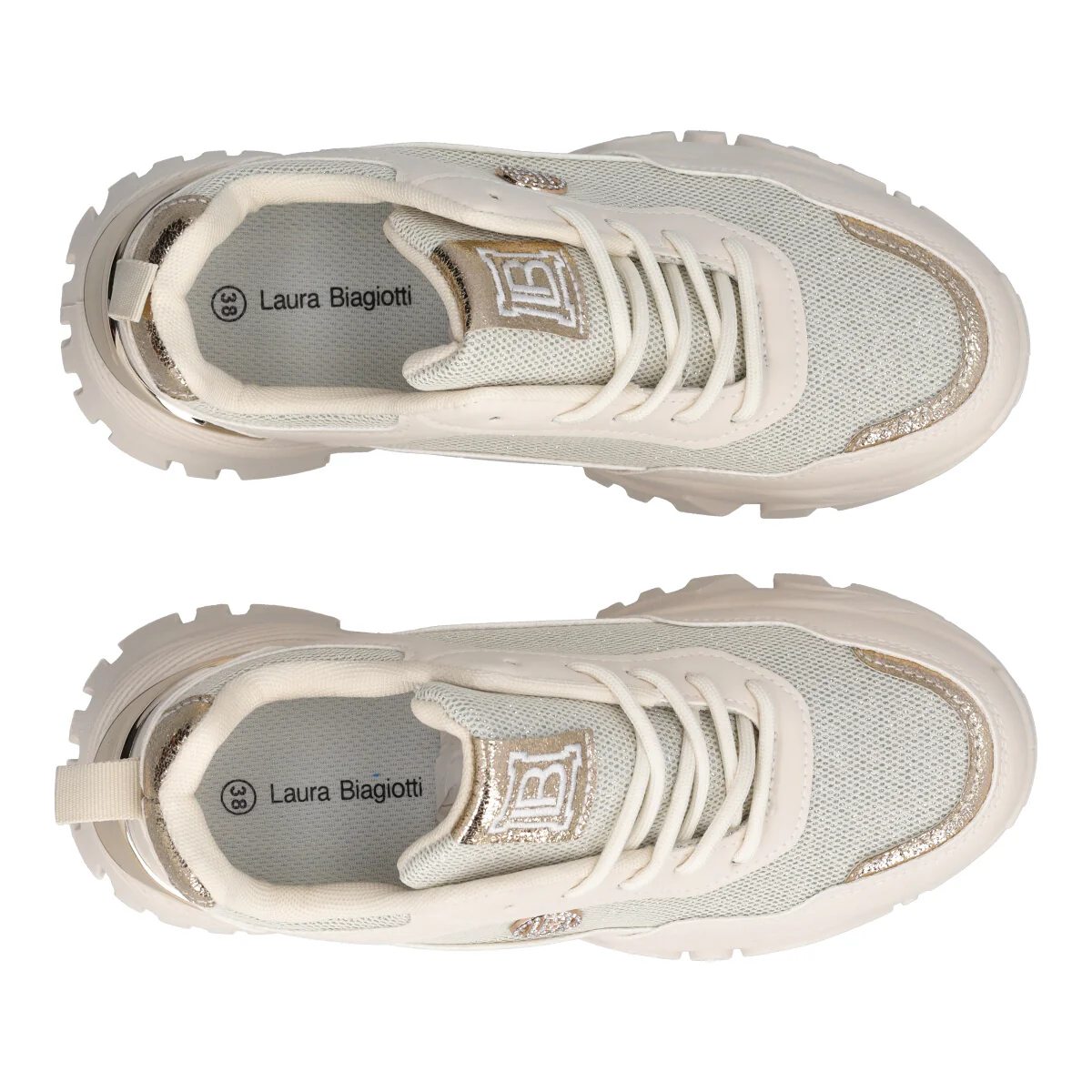 Sneakers Donna Beige - Image 5