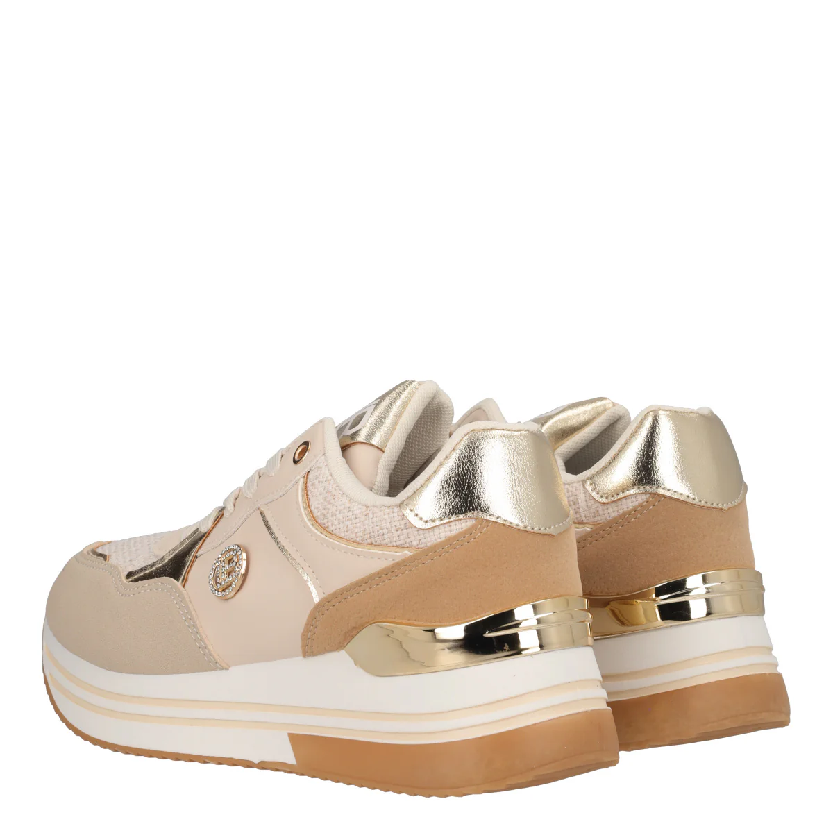 Sneakers Donna Beige - Image 4
