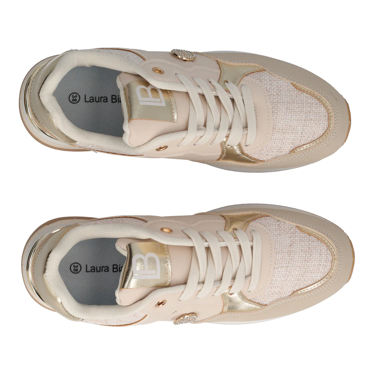 Sneakers Donna Beige - Image 5