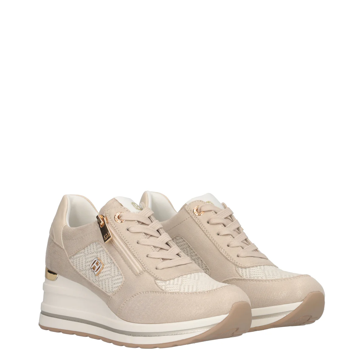 Sneakers Donna Beige - Image 3