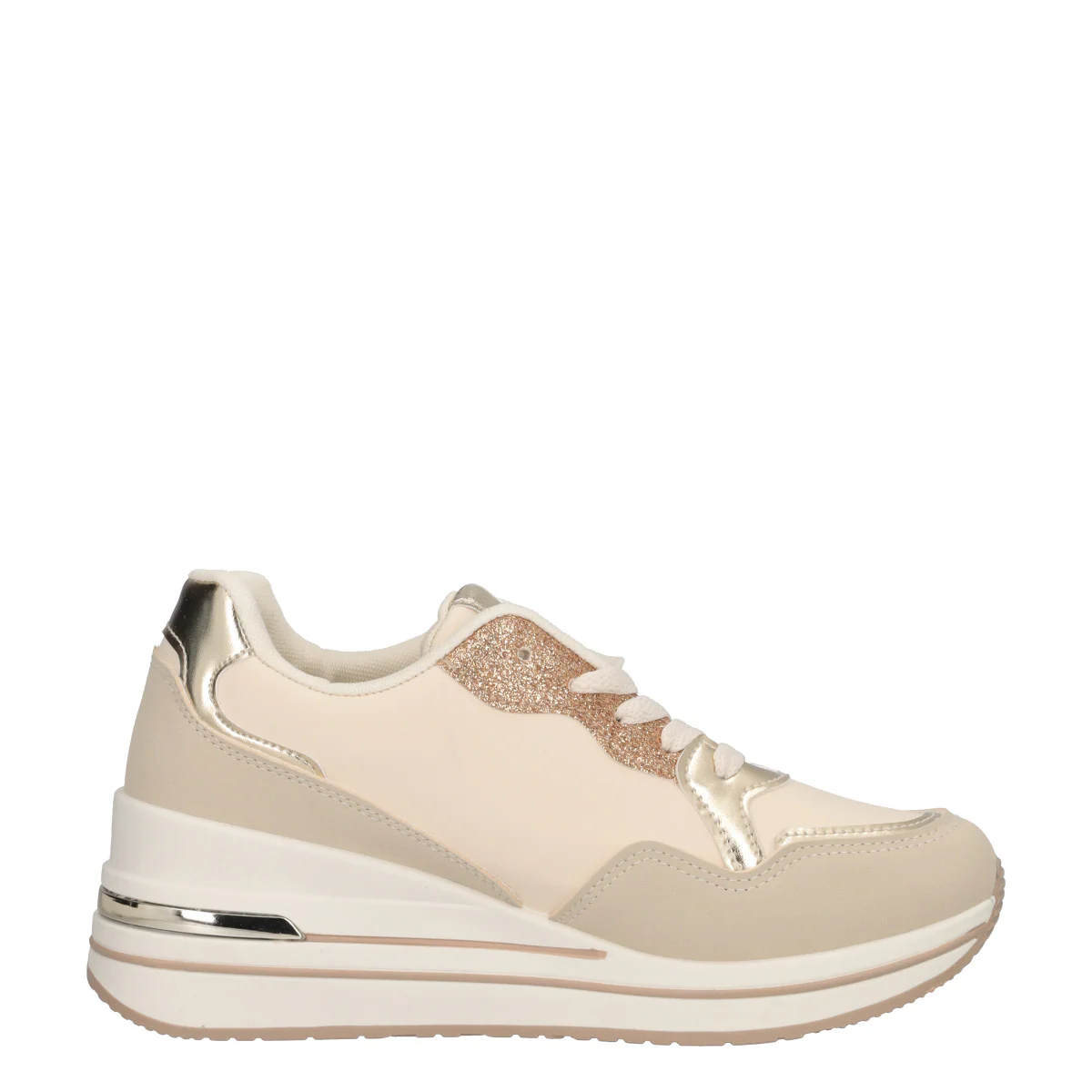 Sneakers Donna Beige - Image 2