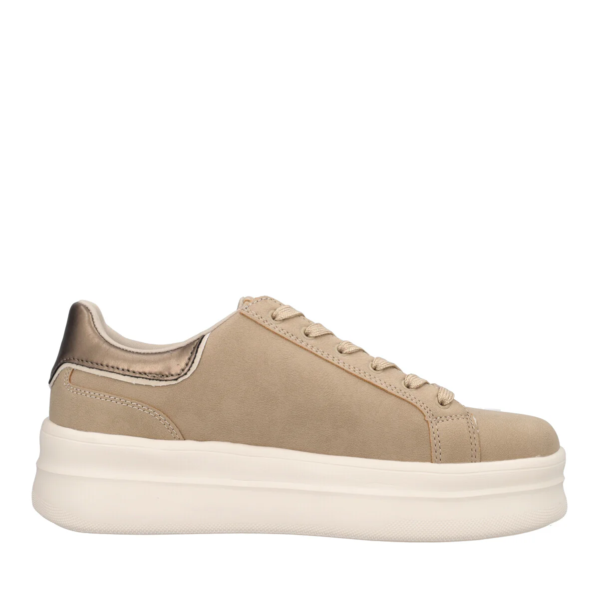Sneakers Donna Beige - Image 2