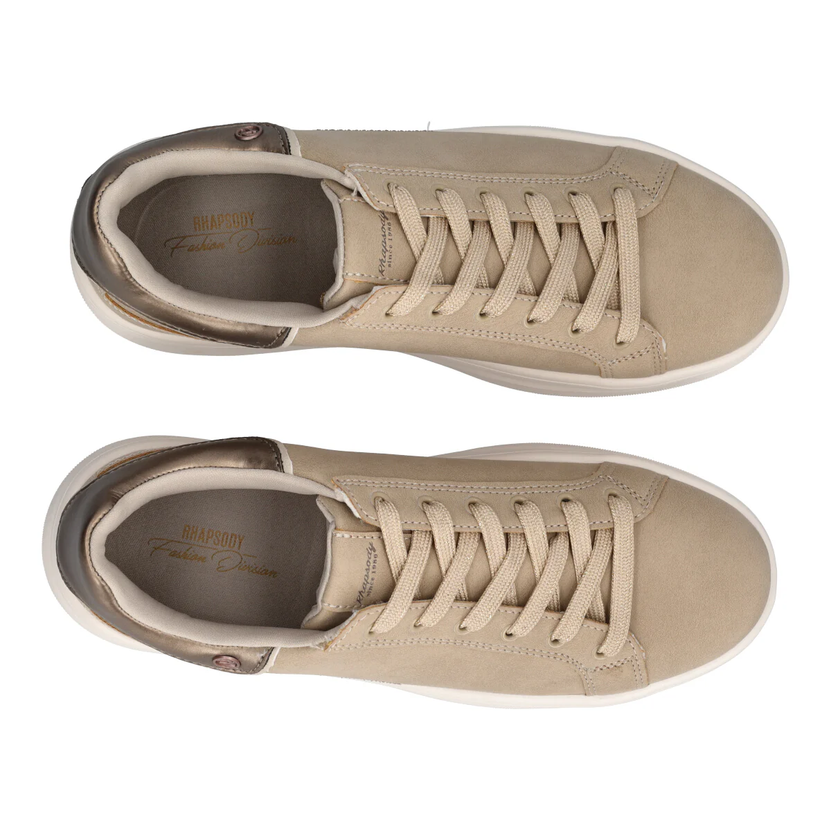 Sneakers Donna Beige - Image 5