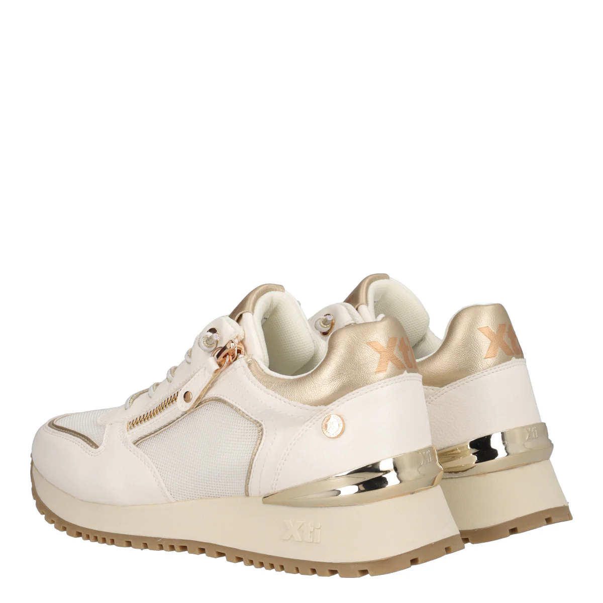 Sneakers Donna Beige - Image 4