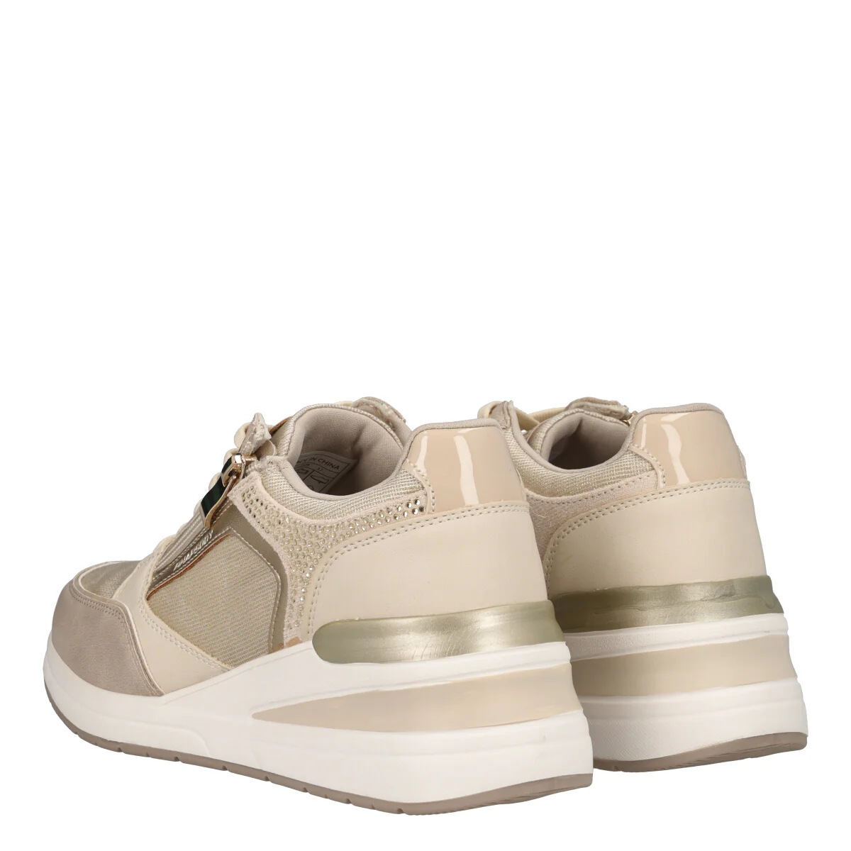 Sneakers Donna Beige e Oro - Image 4