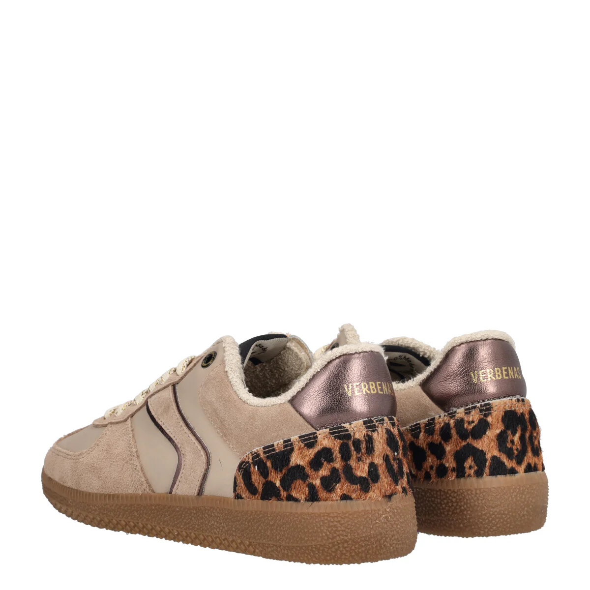 Sneakers Donna Beige e Animalier - Image 4