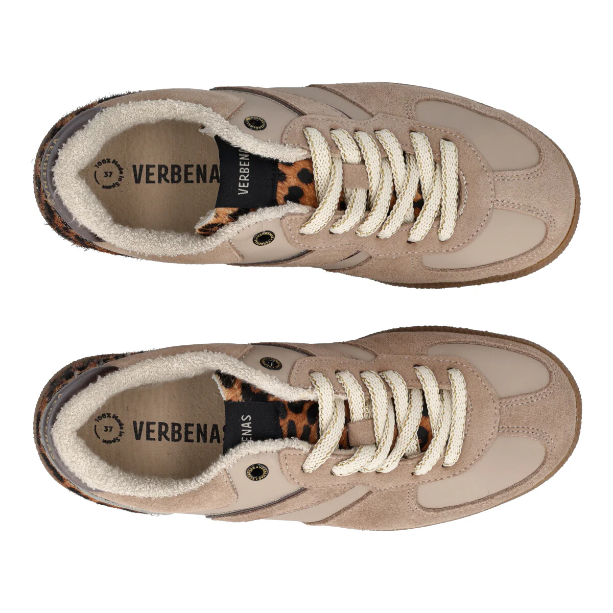 Sneakers Donna Beige e Animalier - Image 5