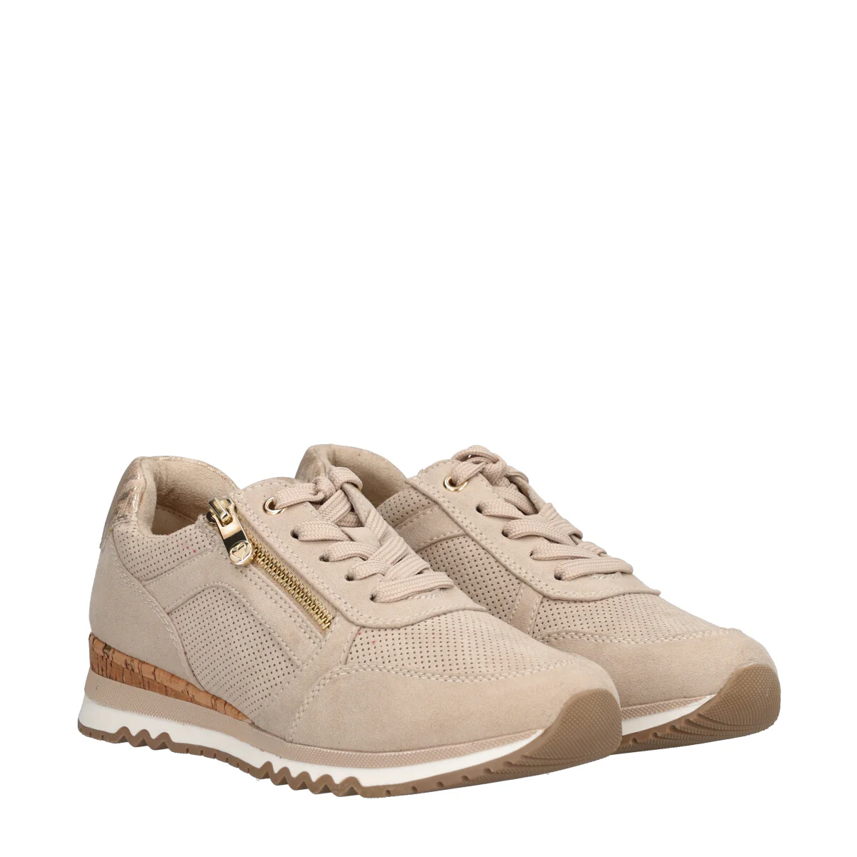 Sneakers Donna Beige - Image 3
