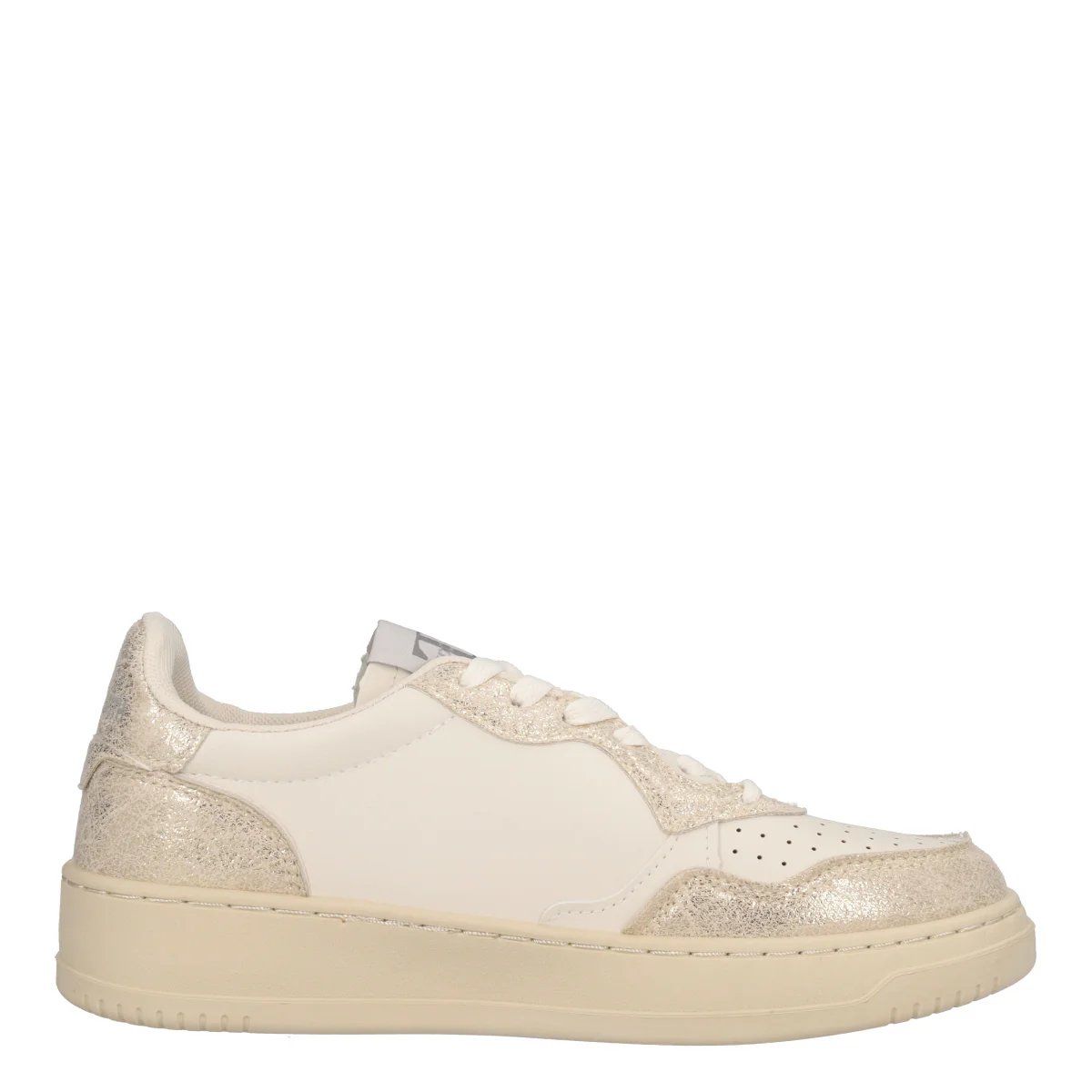 Sneakers Donna Off White e Oro - Image 2