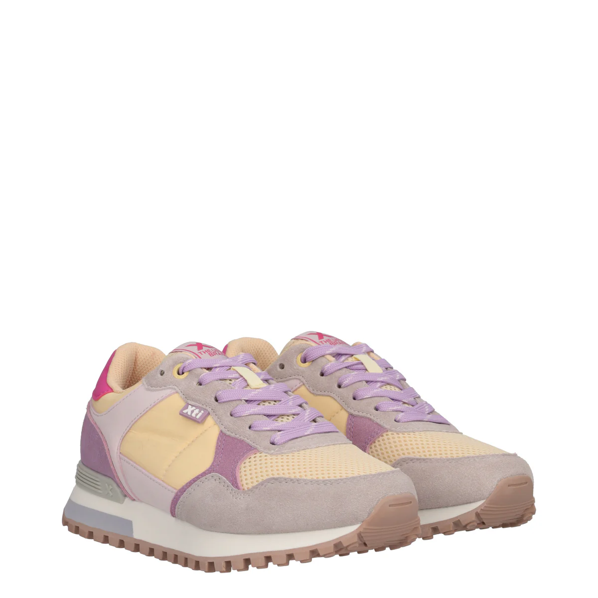 Sneakers Donna Beige e Lilla - Image 3