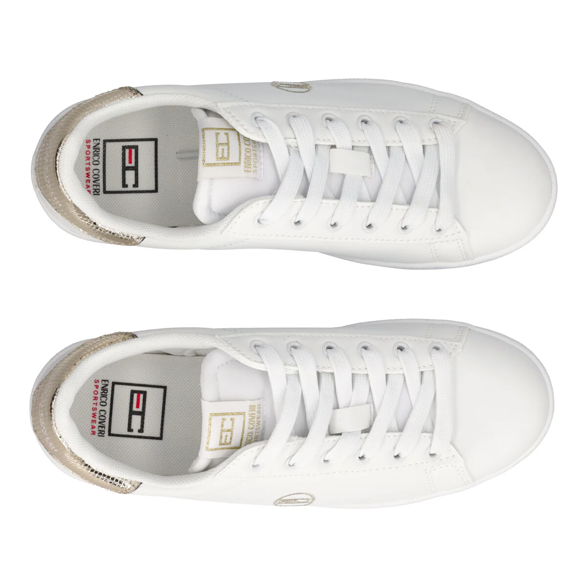 Sneakers Donna Bianche e Oro - Image 5