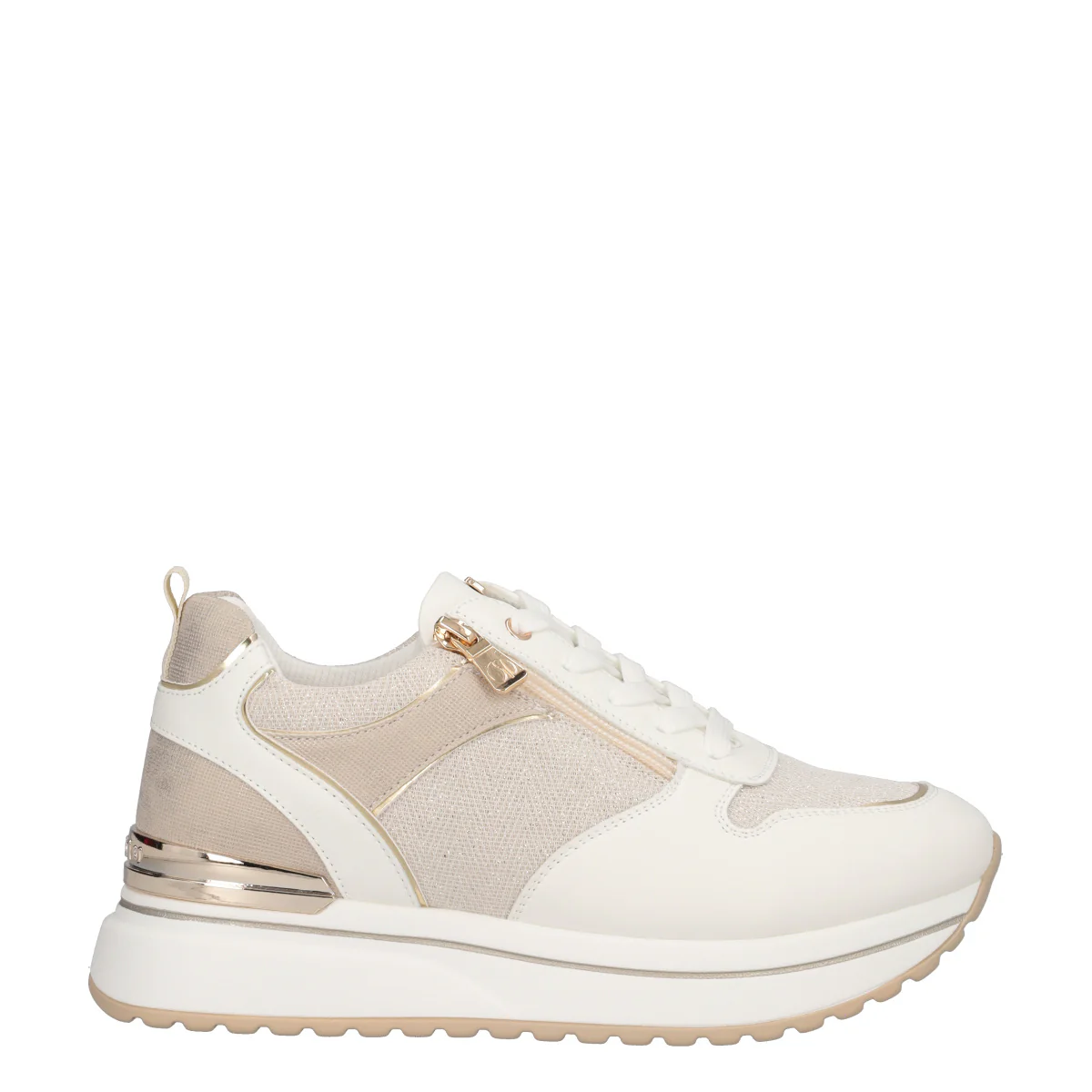 Sneakers Donna Bianche e Oro