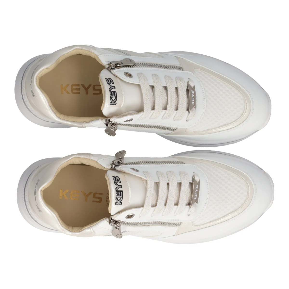 Sneakers Donna Bianche e Avorio - Image 5