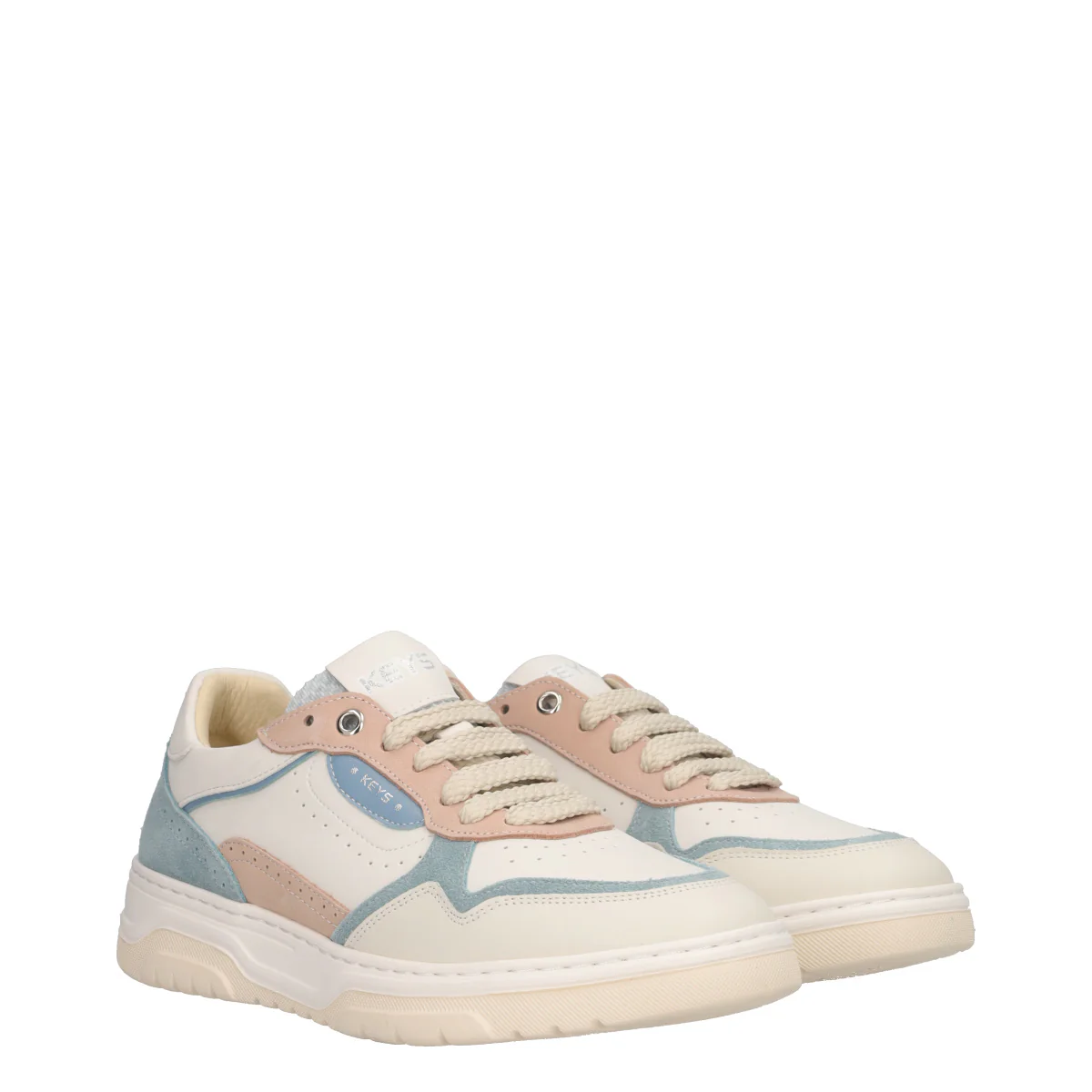 Sneakers Donna Bianche, Azzurre e Rosa - Image 3