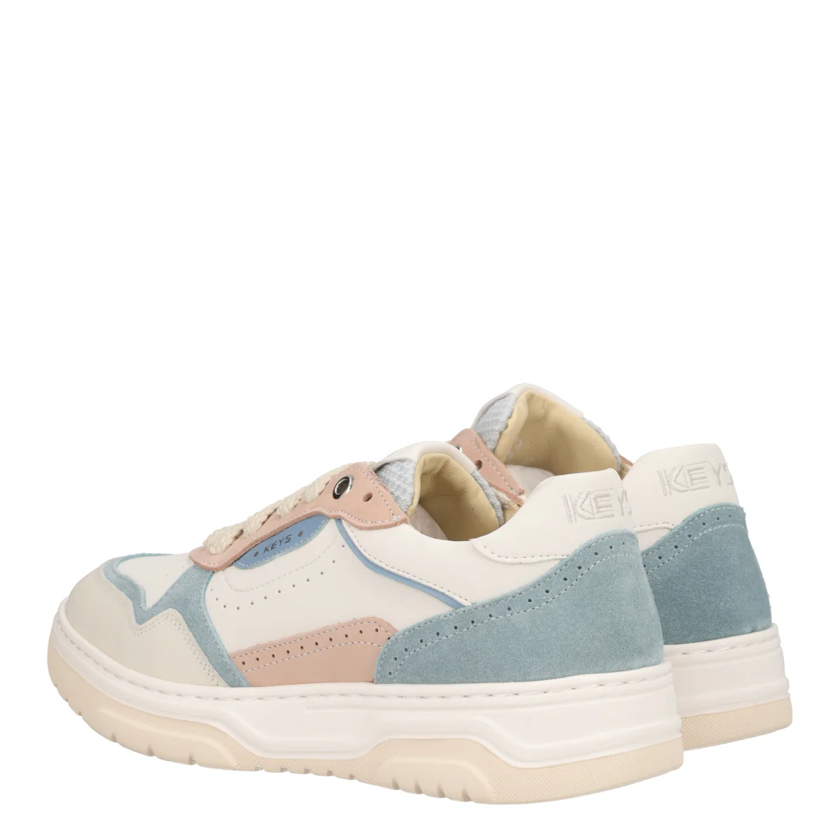 Sneakers Donna Bianche, Azzurre e Rosa - Image 4