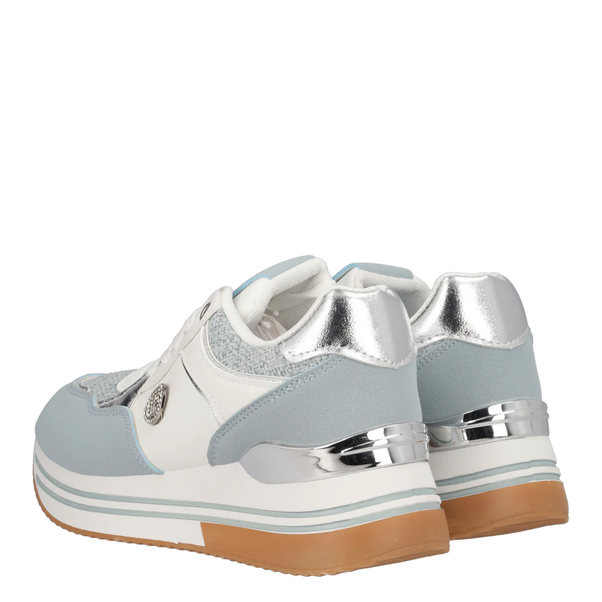 Sneakers Donna Bianche e Azzurre - Image 4