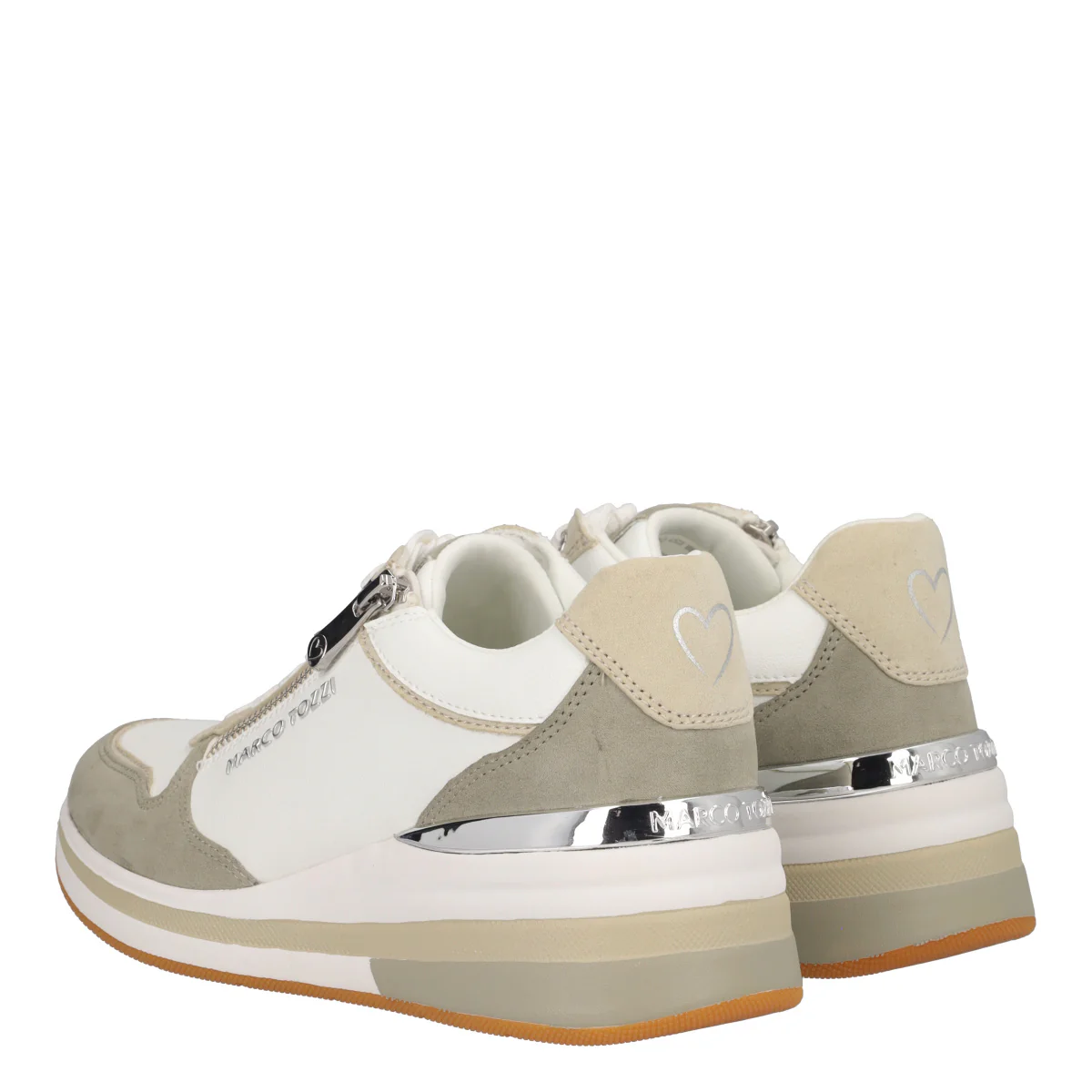 Sneakers Donna Bianche e Verdi - Image 4