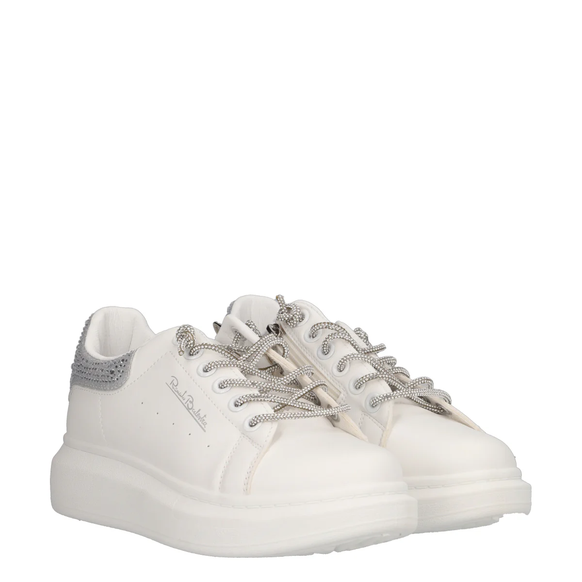 Sneakers Donna Bianche e Argento - Image 3