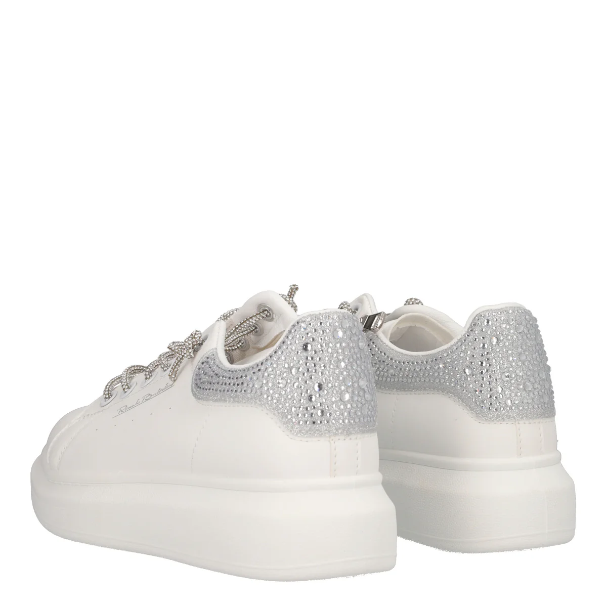 Sneakers Donna Bianche e Argento - Image 4