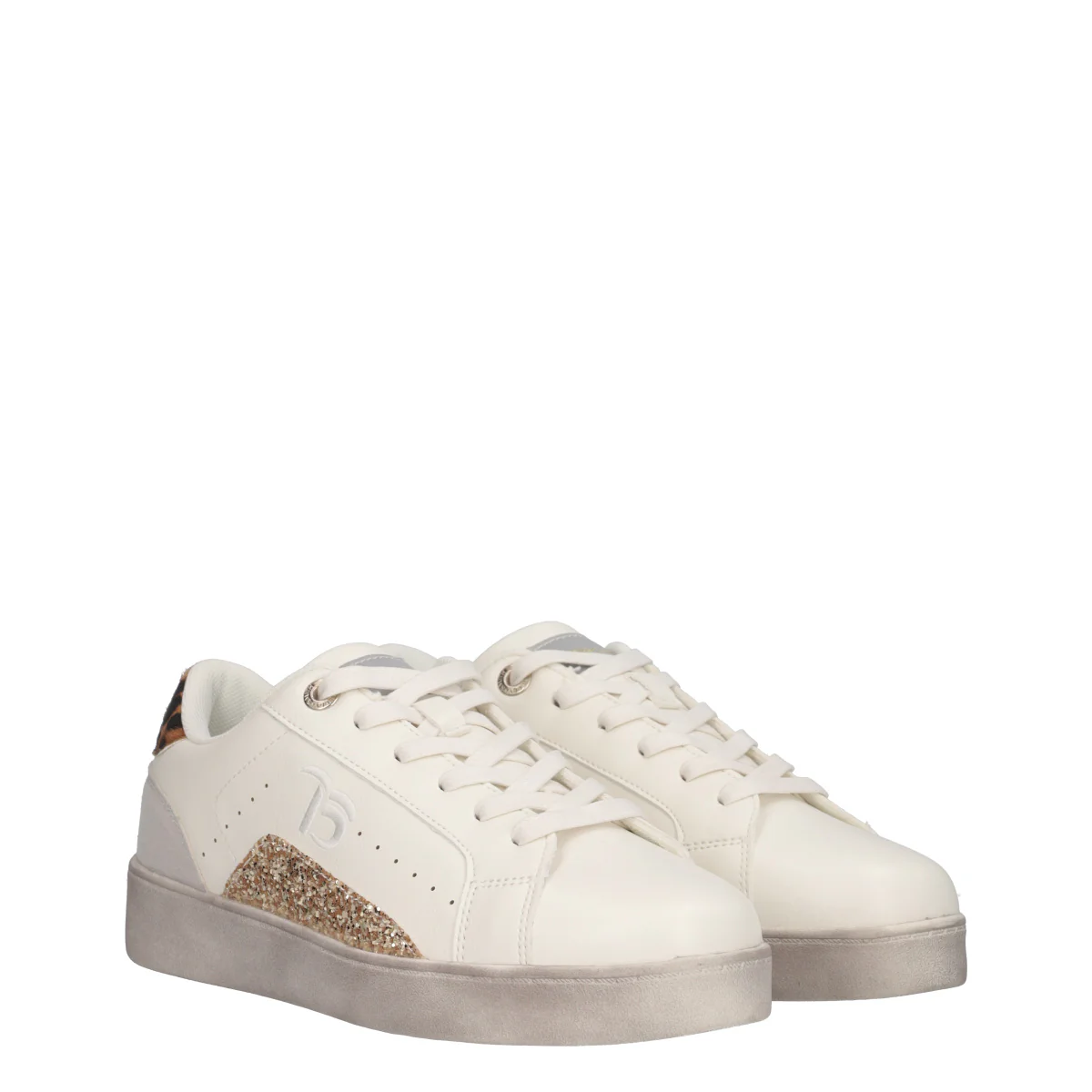 Sneakers Donna Bianche e Oro - Image 3
