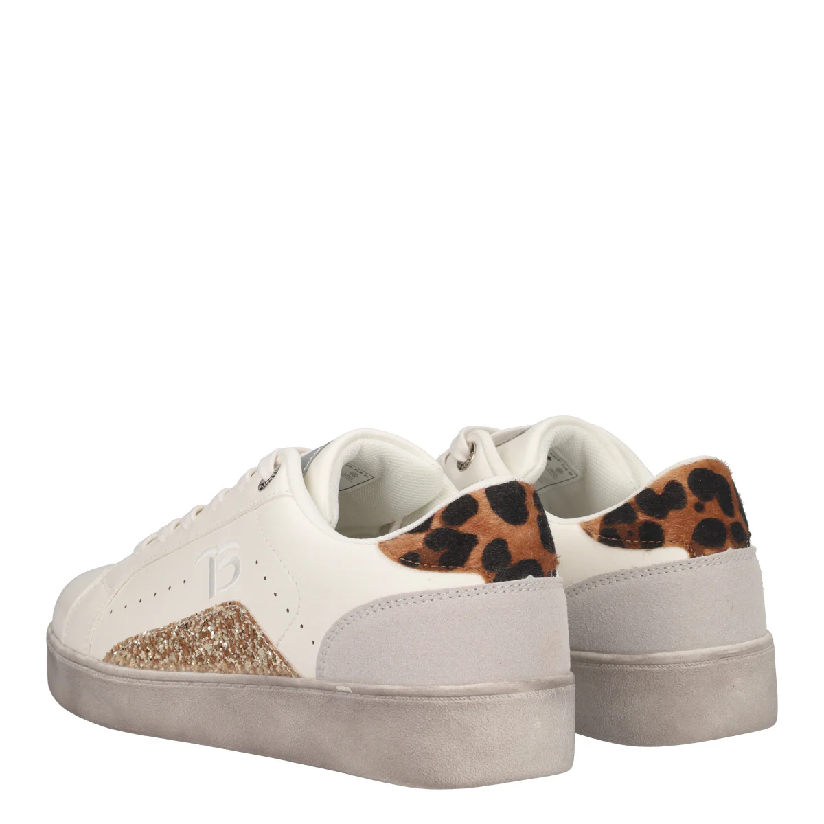 Sneakers Donna Bianche e Oro - Image 4