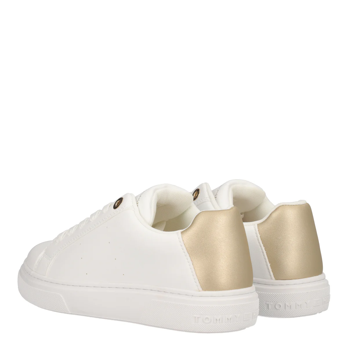 Sneakers Donna Bianche e Oro - Image 4