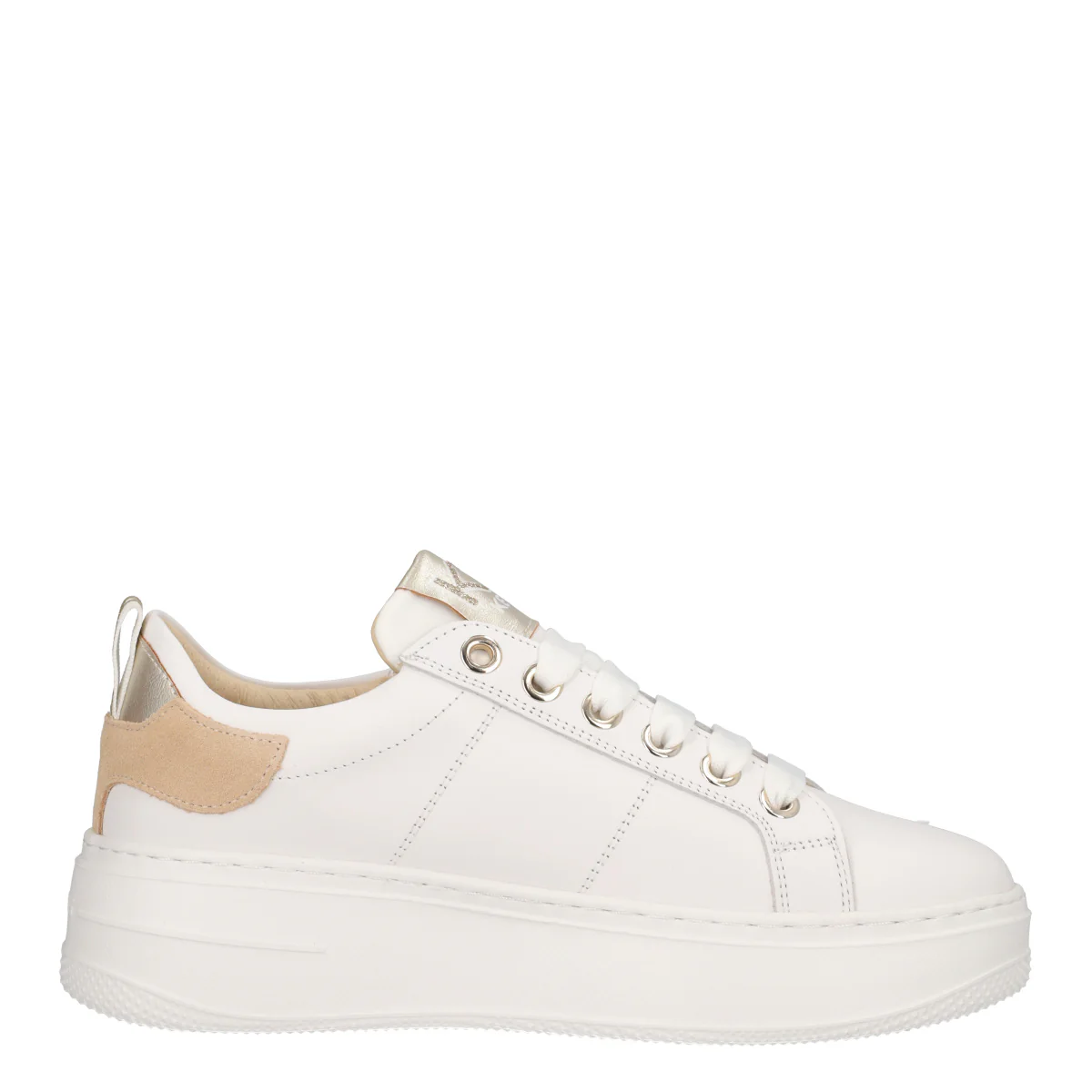 Sneakers Donna Bianche e Oro - Image 2
