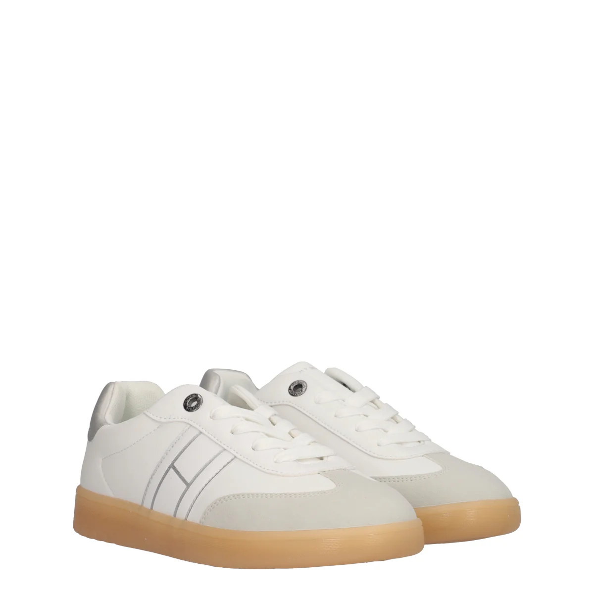 Sneakers Donna Bianche e Argento - Image 3