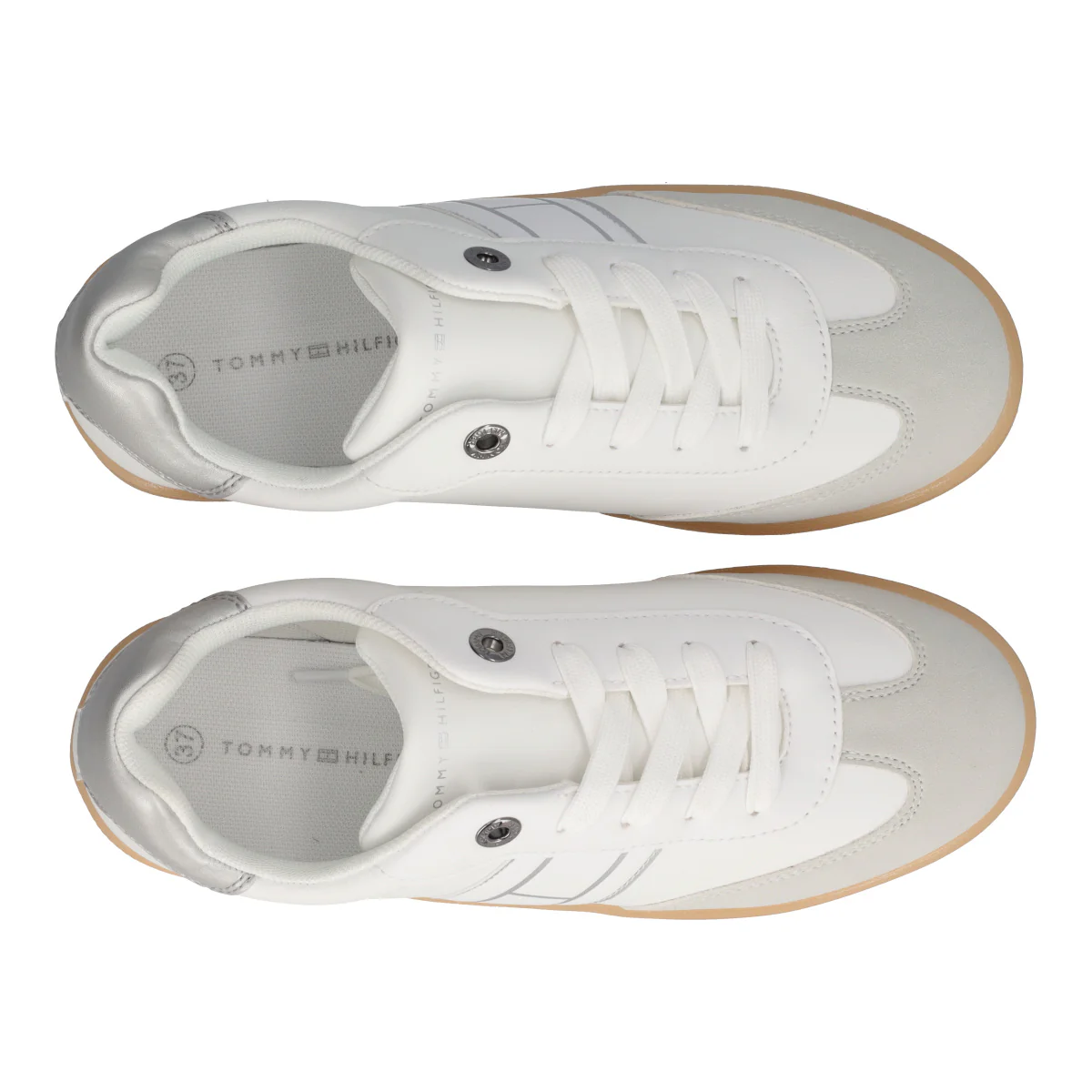 Sneakers Donna Bianche e Argento - Image 5