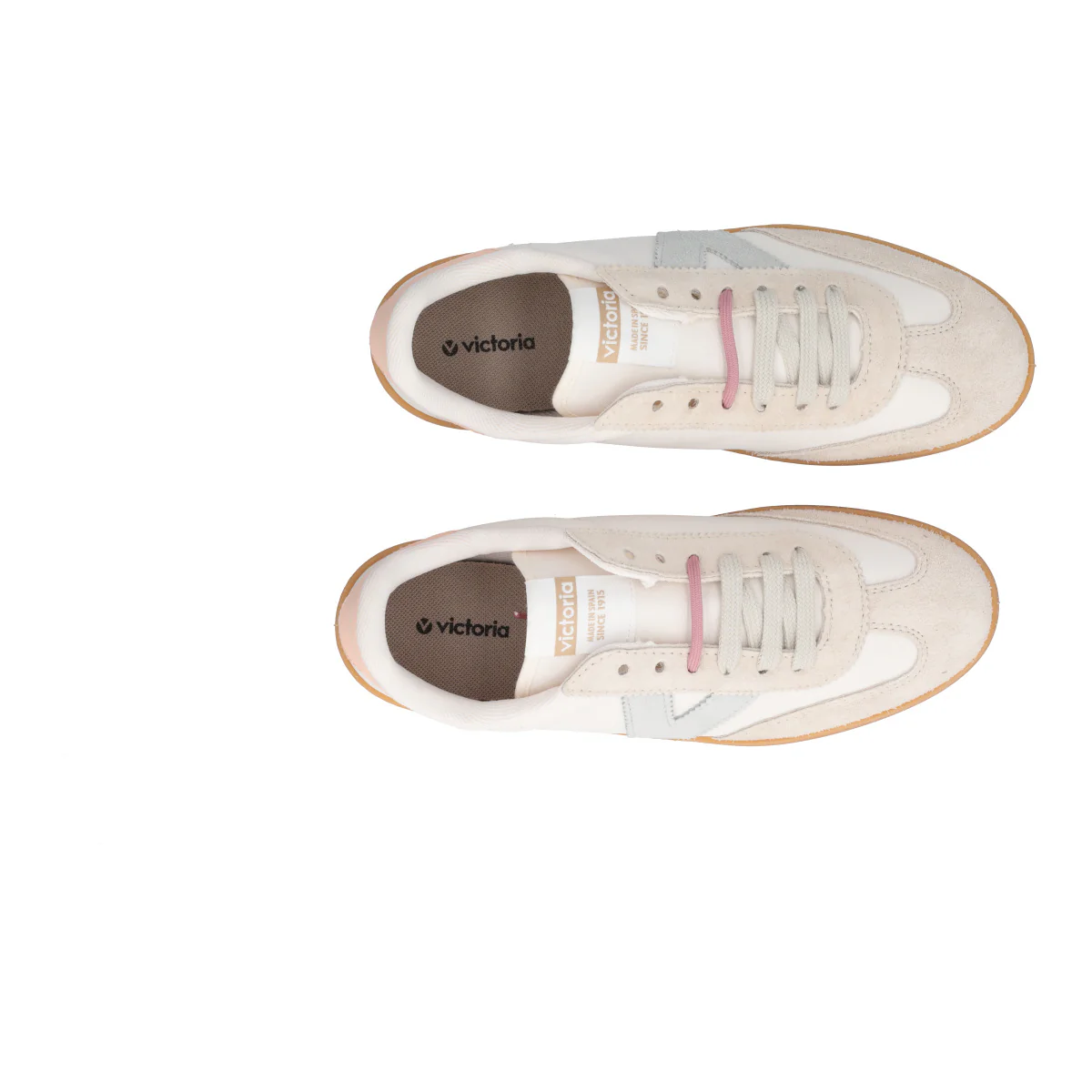 Sneakers Donna Bianche e Beige - Image 5