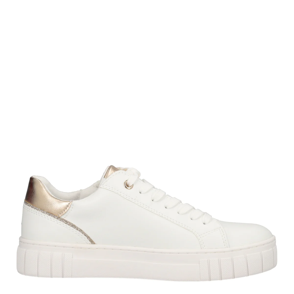 Sneakers Donna Bianche e Oro - Image 2