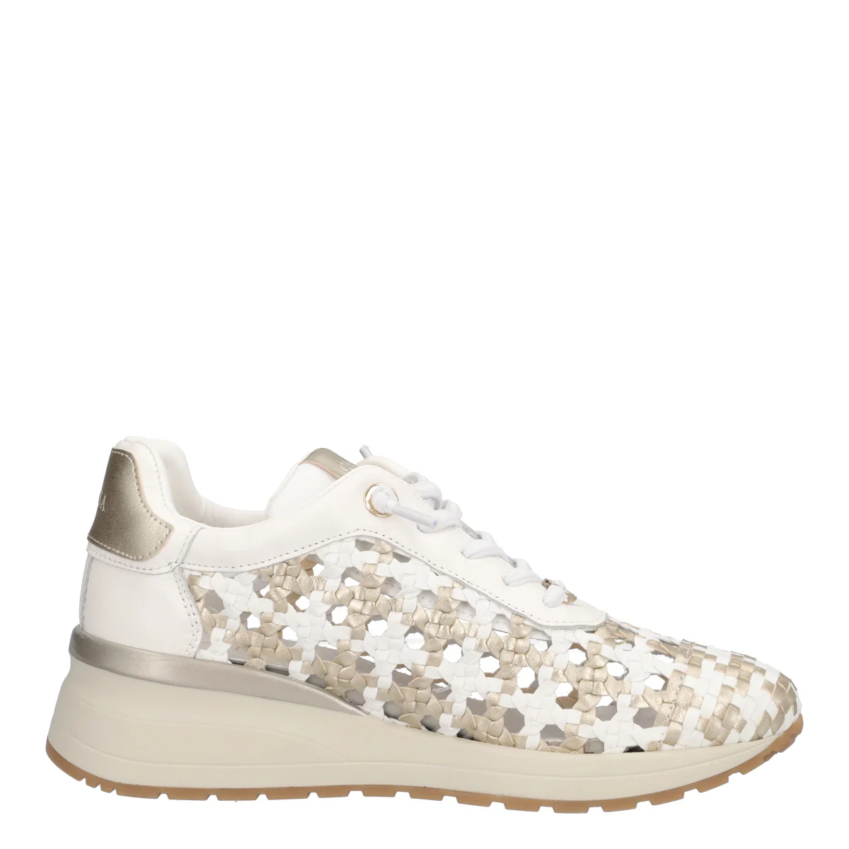 Sneakers Donna Bianche o Oro - Image 2