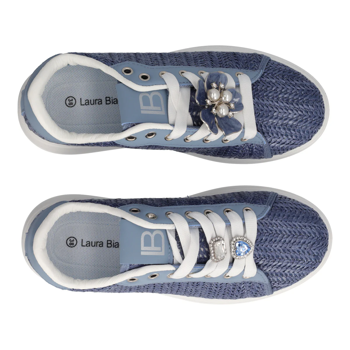 Sneakers Donna Blu Raffia - Image 5