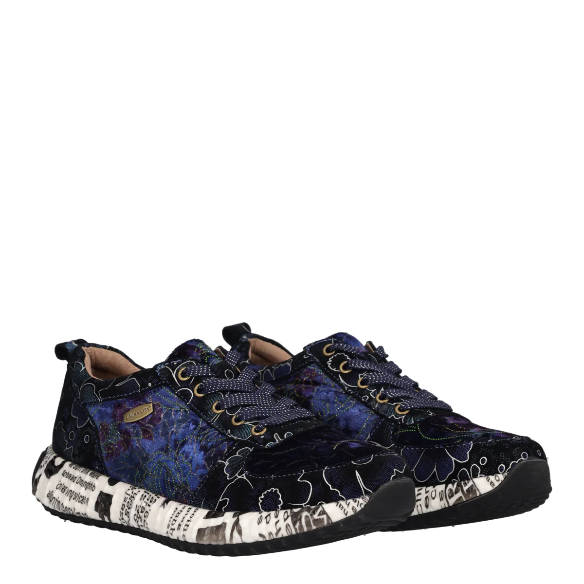 Sneakers Donna Blu in Pelle - Image 3