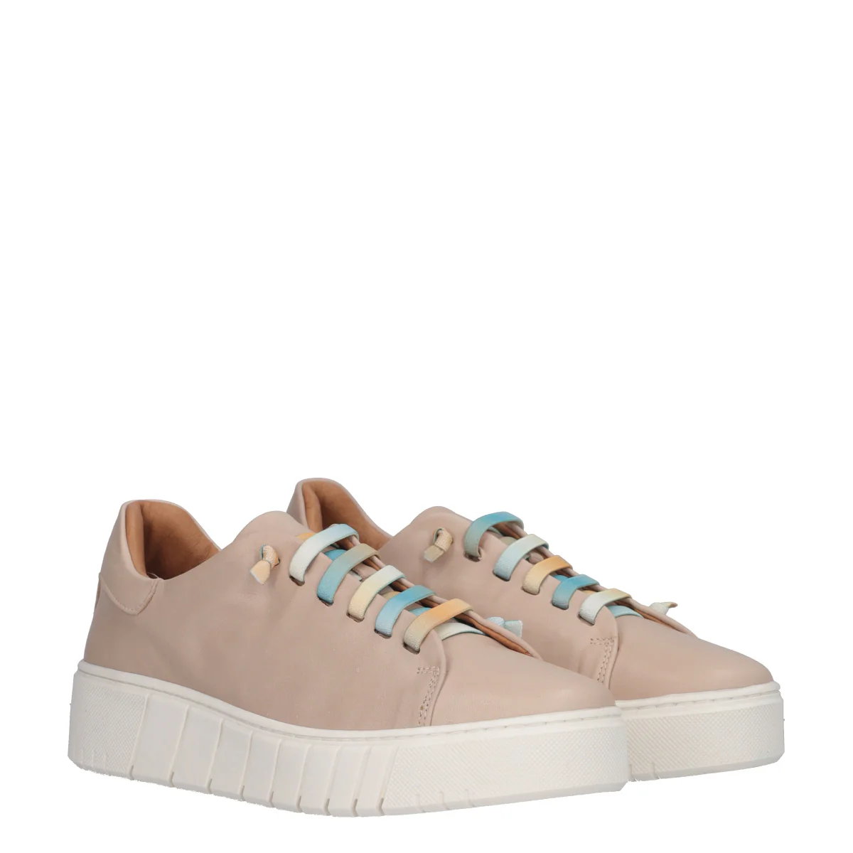 Sneakers Donna Cipria in Pelle - Image 3