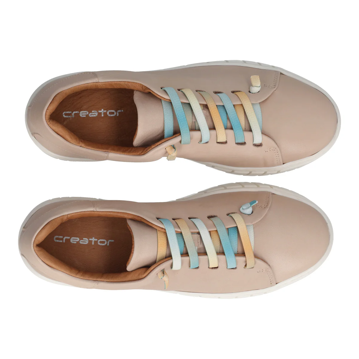 Sneakers Donna Cipria in Pelle - Image 5