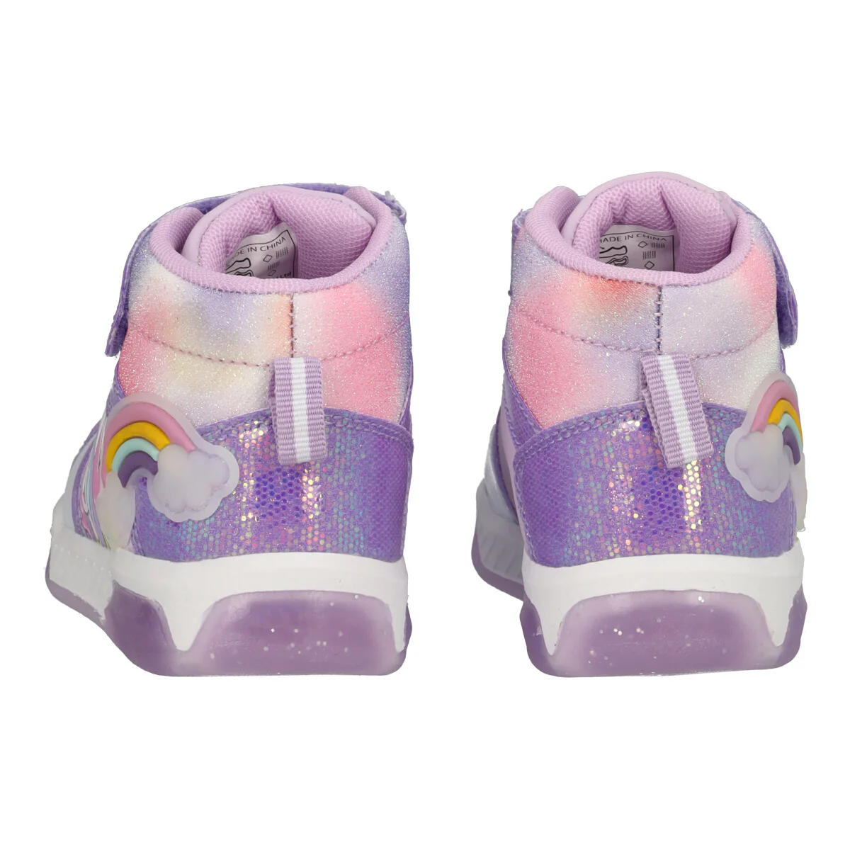 Sneakers Donna Lilla Unicorn con Luci - Image 5