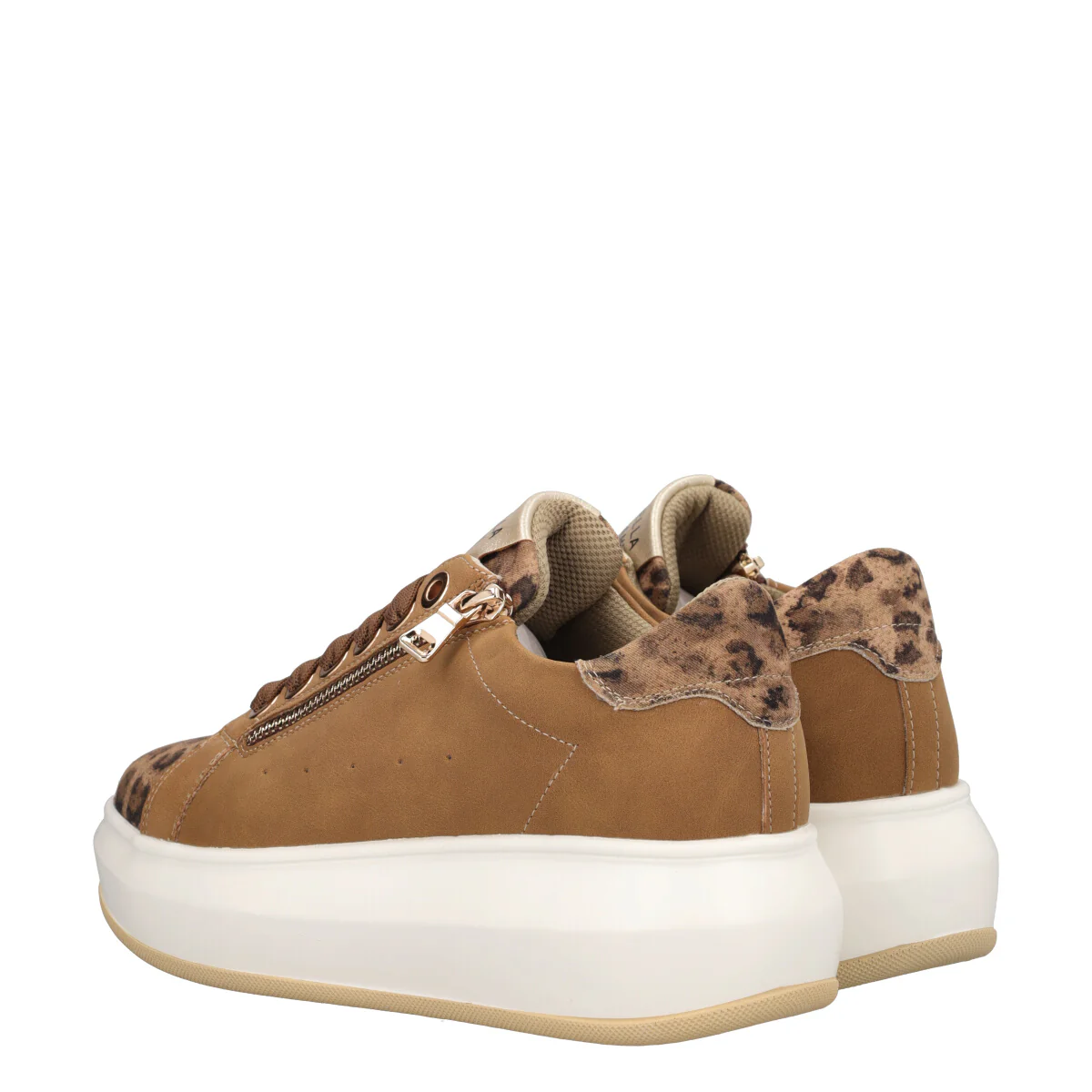 Sneakers Donna Marrone e Animalier - Image 4