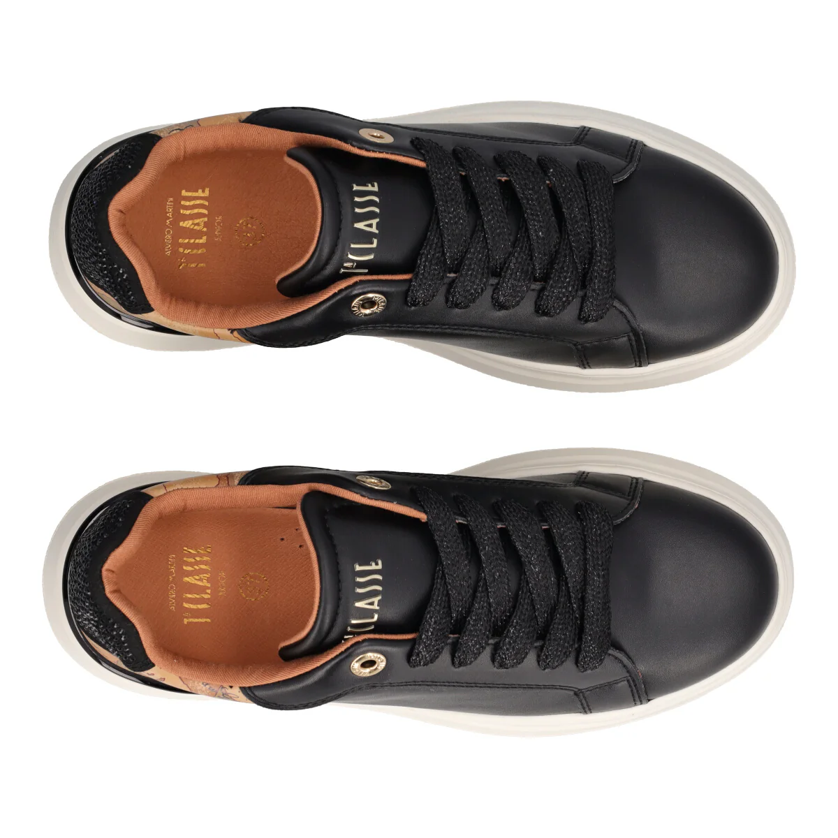 Sneakers Donna Nere e Beige - Image 5