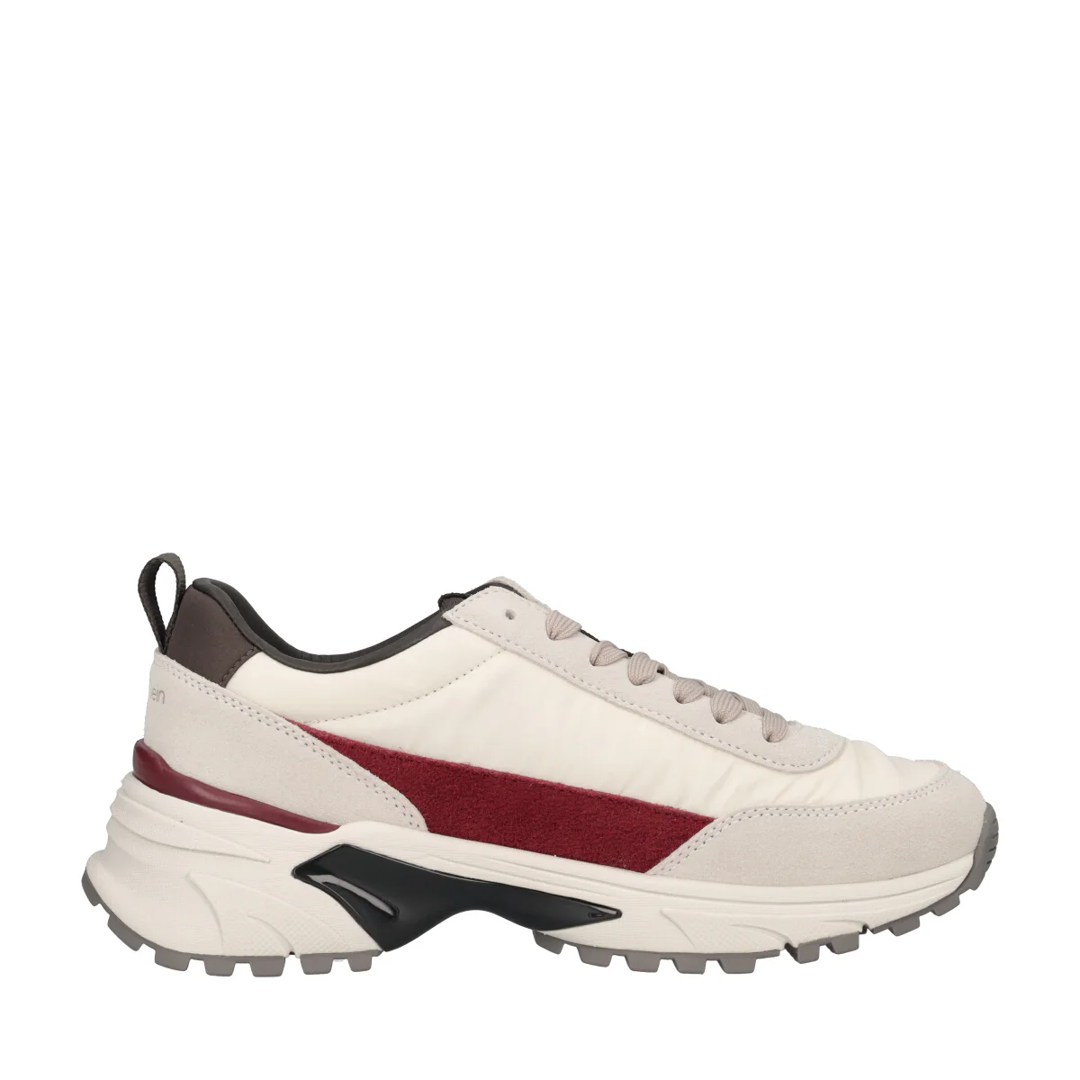 Sneakers Donna Panna, Grigia e Bordeaux - Image 2