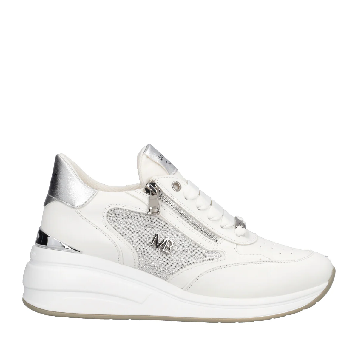 Sneakers Donna Wht Zeppa