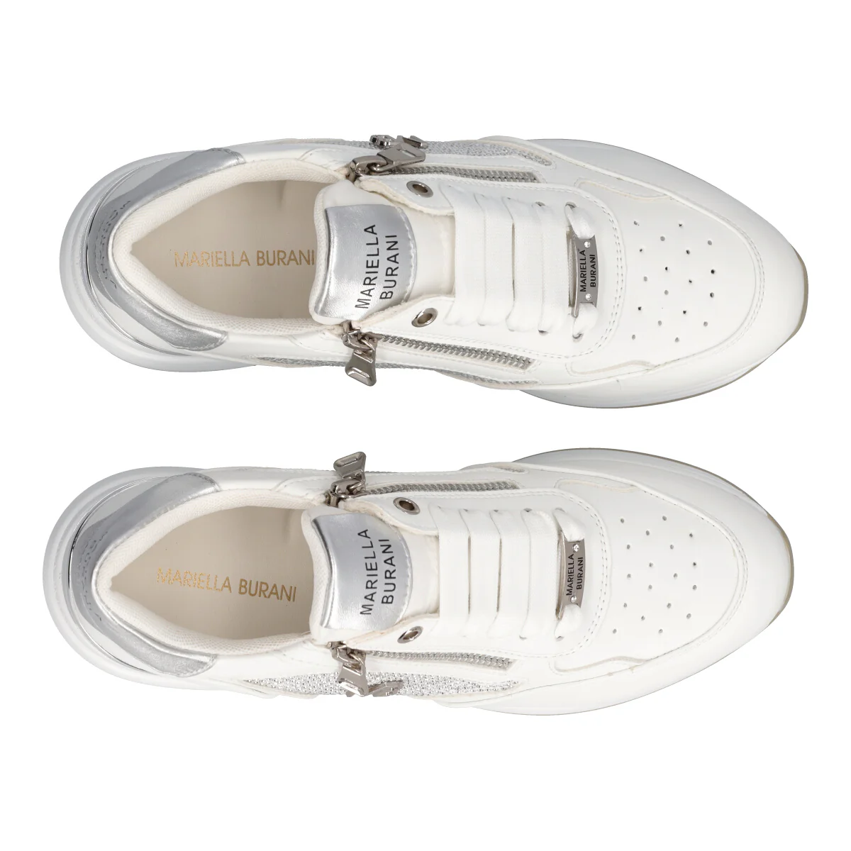 Sneakers Donna Wht Zeppa - Image 5