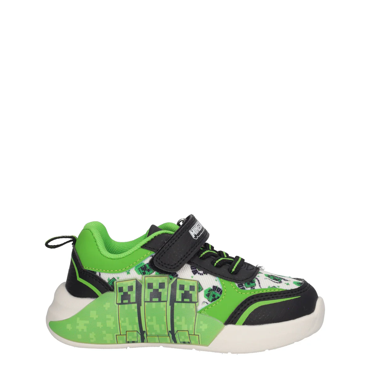 Sneakers Minecraft Verdi con Luci
