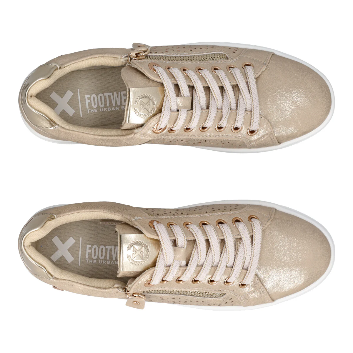 Sneakers Oro con Platform - Image 5