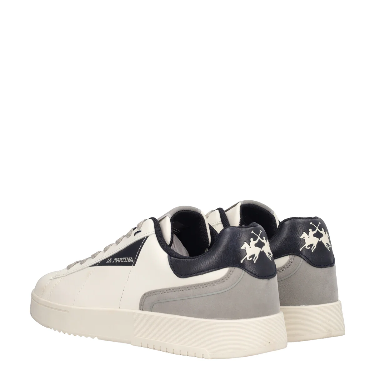 Sneakers Uomo Bianche, Blu e Grigie - Image 4
